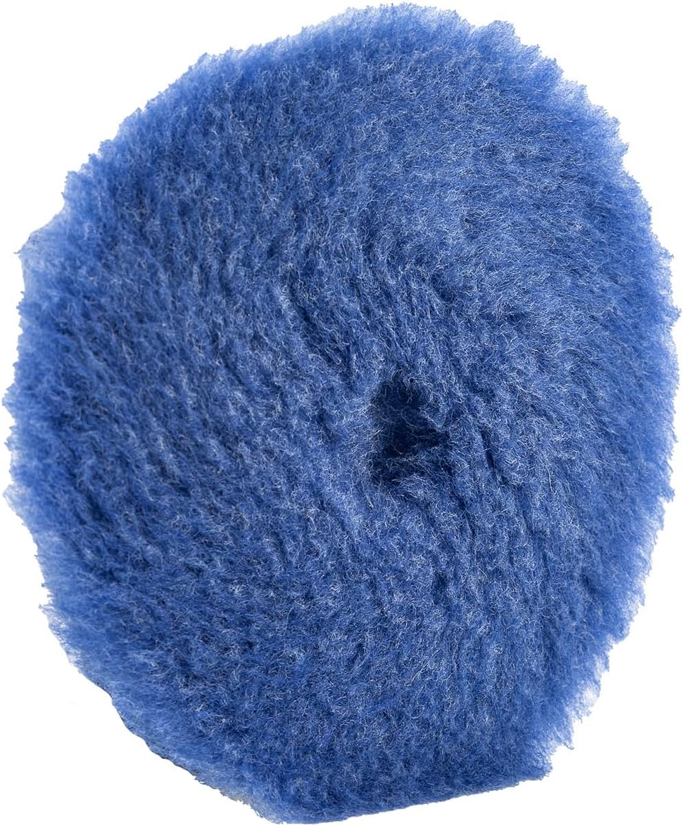Almohadilla lana sintética azul 5.25pulg para placa 5pulg