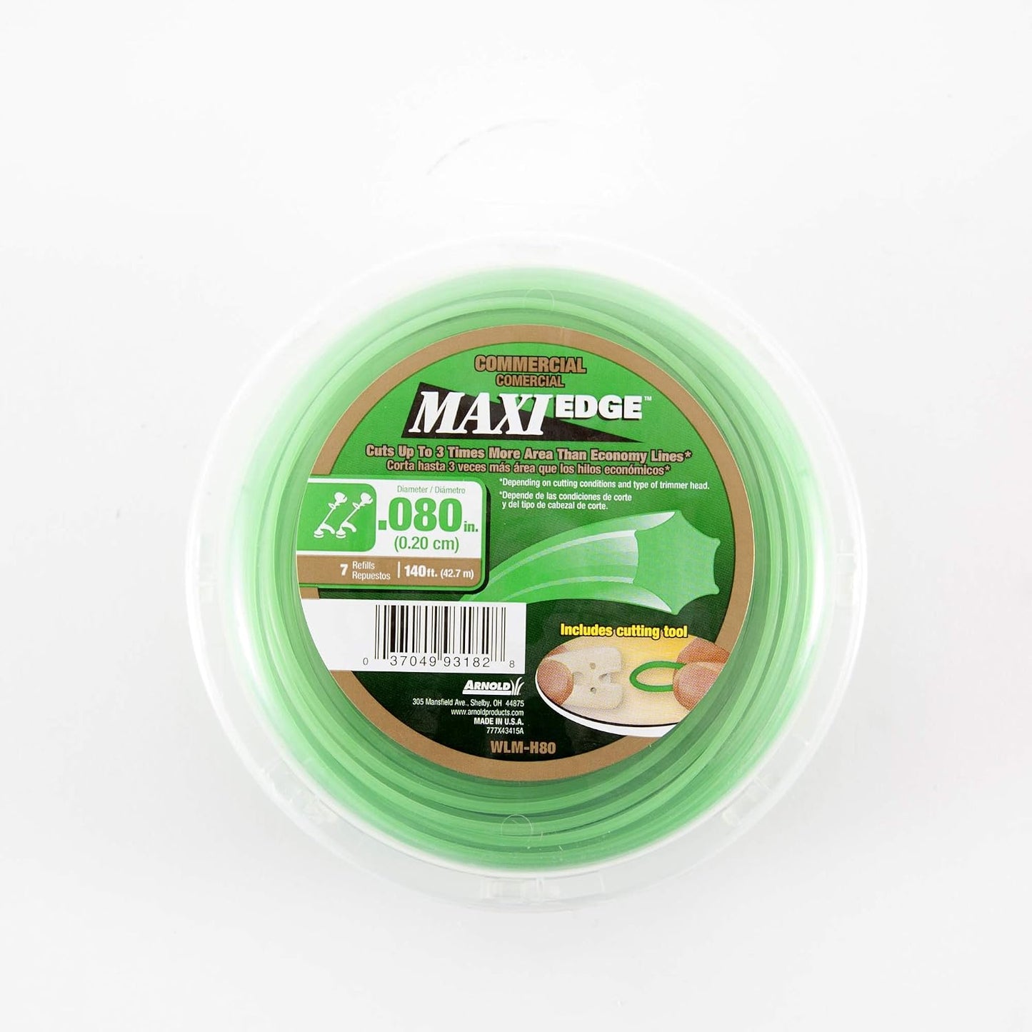 Recortadora grado comercial 0.08" x140pies
