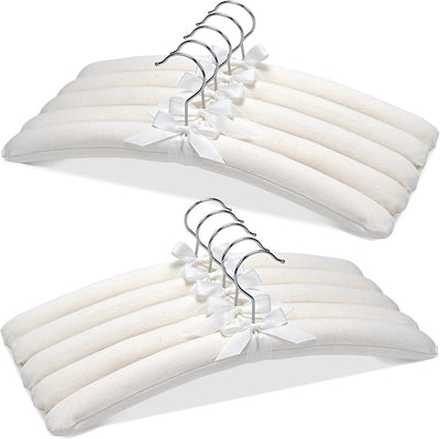 Perchas algodón 17" para ropa mujer bodas