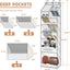 Organiz. zapatos colgante para puerta y dormitorio