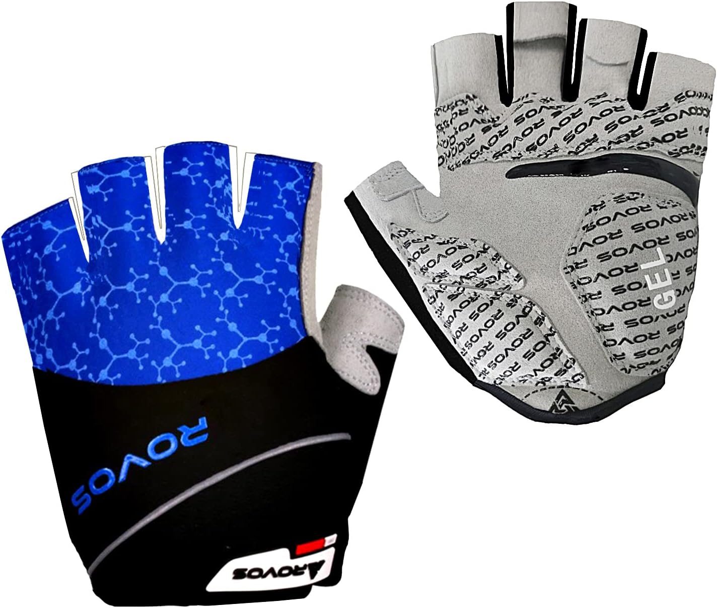 Guantes ciclismo acolchados medio dedo transpirables hombre mujer