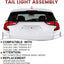 Luz trasera pasajero derecho GMC Terrain 18-21 LED