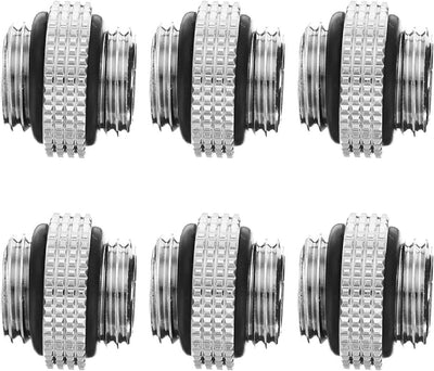 6 Pzas Rosca G1/4 pulg Mini Extensor Macho Junta Tórica