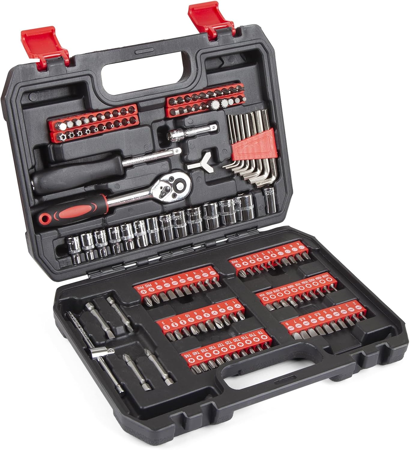Set 132 Pzas Herramientas Reparación Hogar y Auto