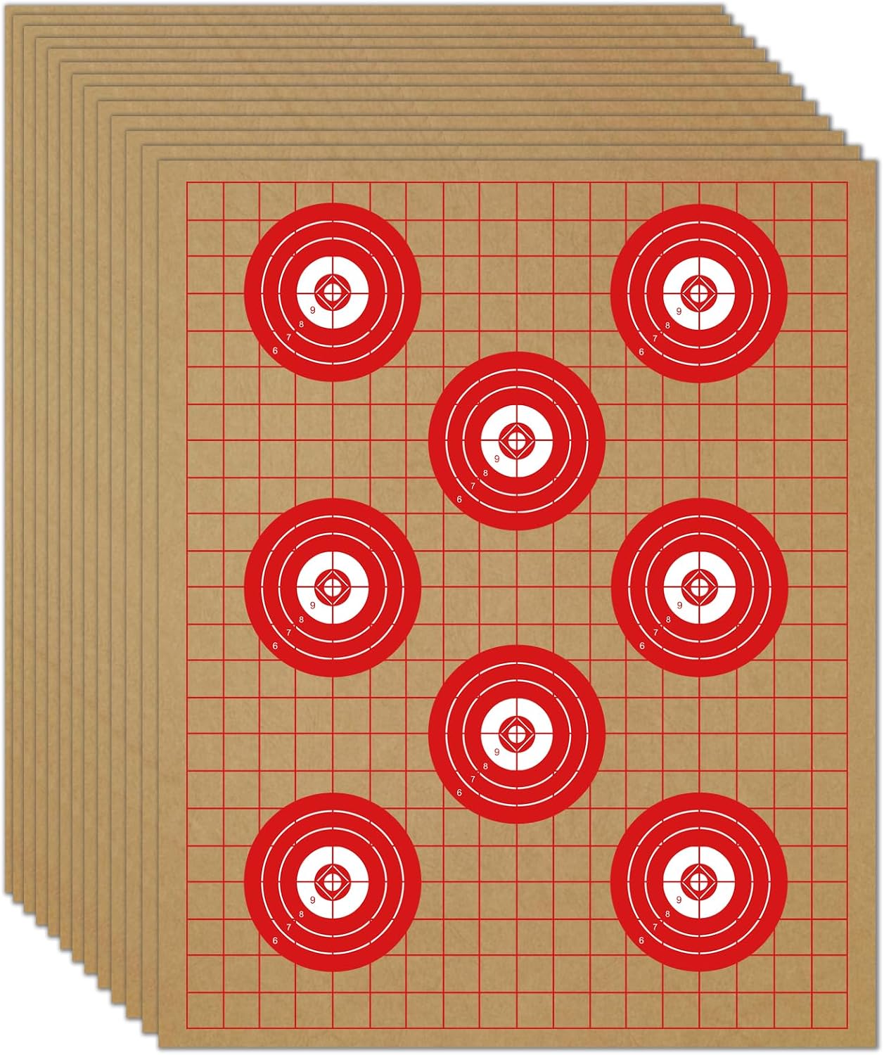 Objetivo de cartón 13x16" para tiro ISPC USPSA IDPA