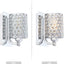 Aplique pared cristal cromado set 2 moderno baño dormitorio