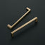 30 Manijas Cuadradas Bronce Champán para Gabinete 6-1/4"