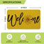 Tapete puerta interruptor bajo diseño girasol 17x29pulg