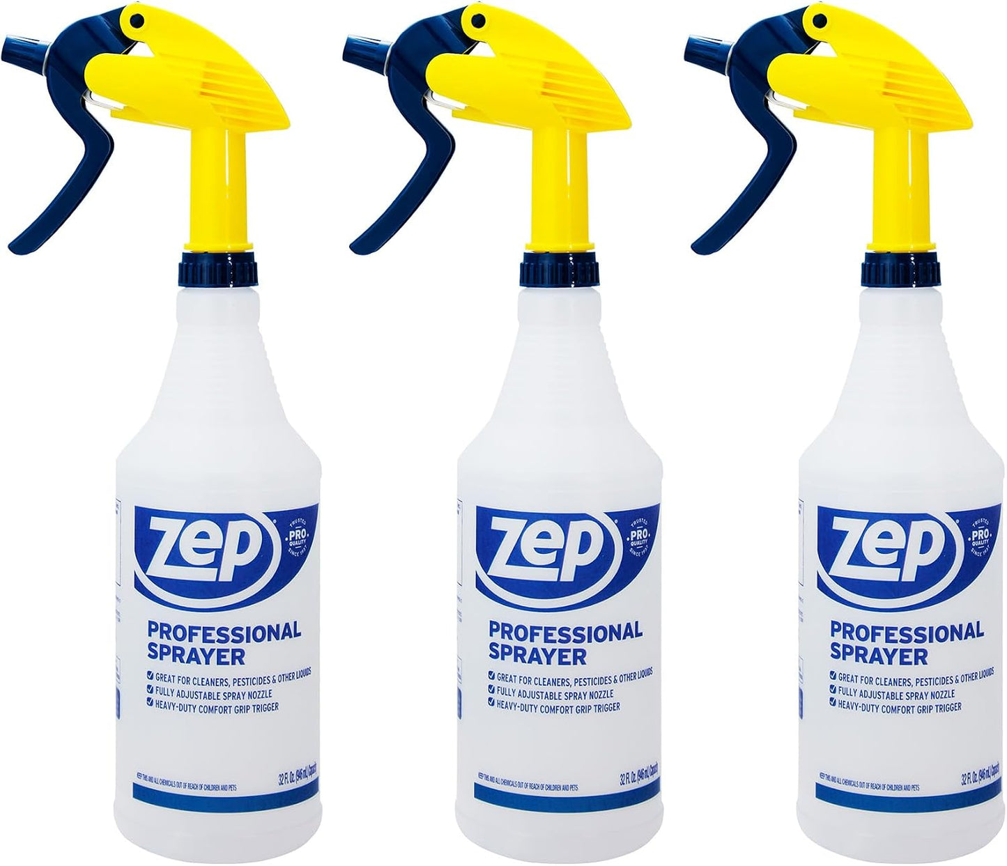 Botella pulverizadora niebla fina 30pies 32oz set 6