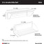 Estantería ganchos uso general 24" Blanco