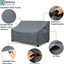 Funda sofá 3 plazas exterior 600D impermeable 79x38.5" gris