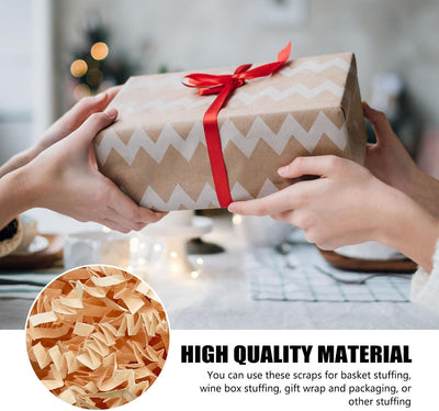 Relleno papel champagne 1lb para regalos y decoraciones