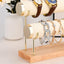 Soporte pulseras blanco barra T dos niveles