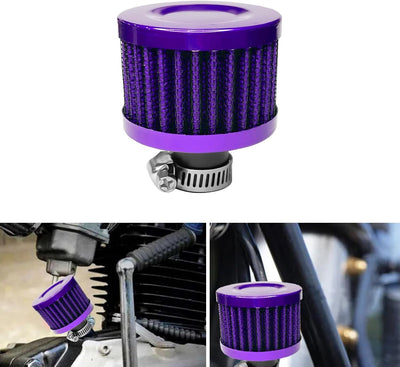 Filtro respiración Reather Fit aire automóvil 0.47pulg morado