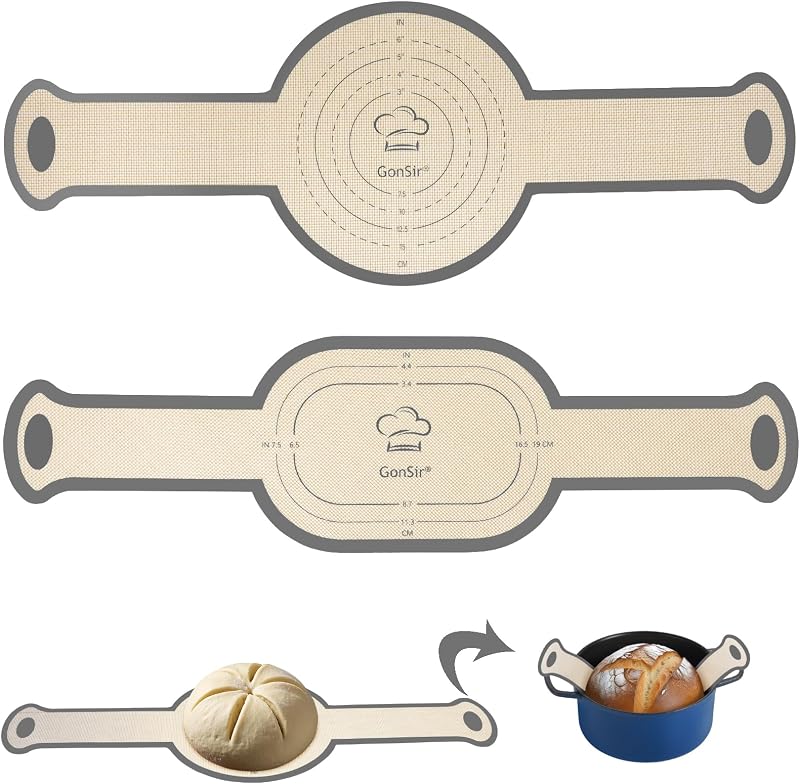 Eslinga pan silicona antiadherente juego 2 reutilizables
