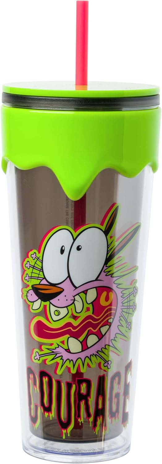 Taza 3D Coraje el Perro Cobarde 26oz