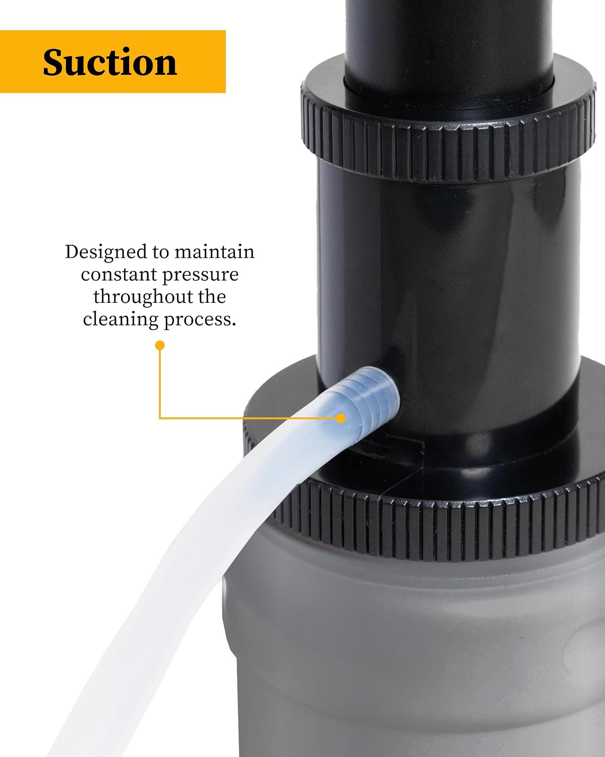 Kit limpieza línea Kegerator conexión rápida con polvo