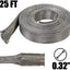 Malla alambre blindaje EMI RFI cobre estañado 1/2" 25 ft