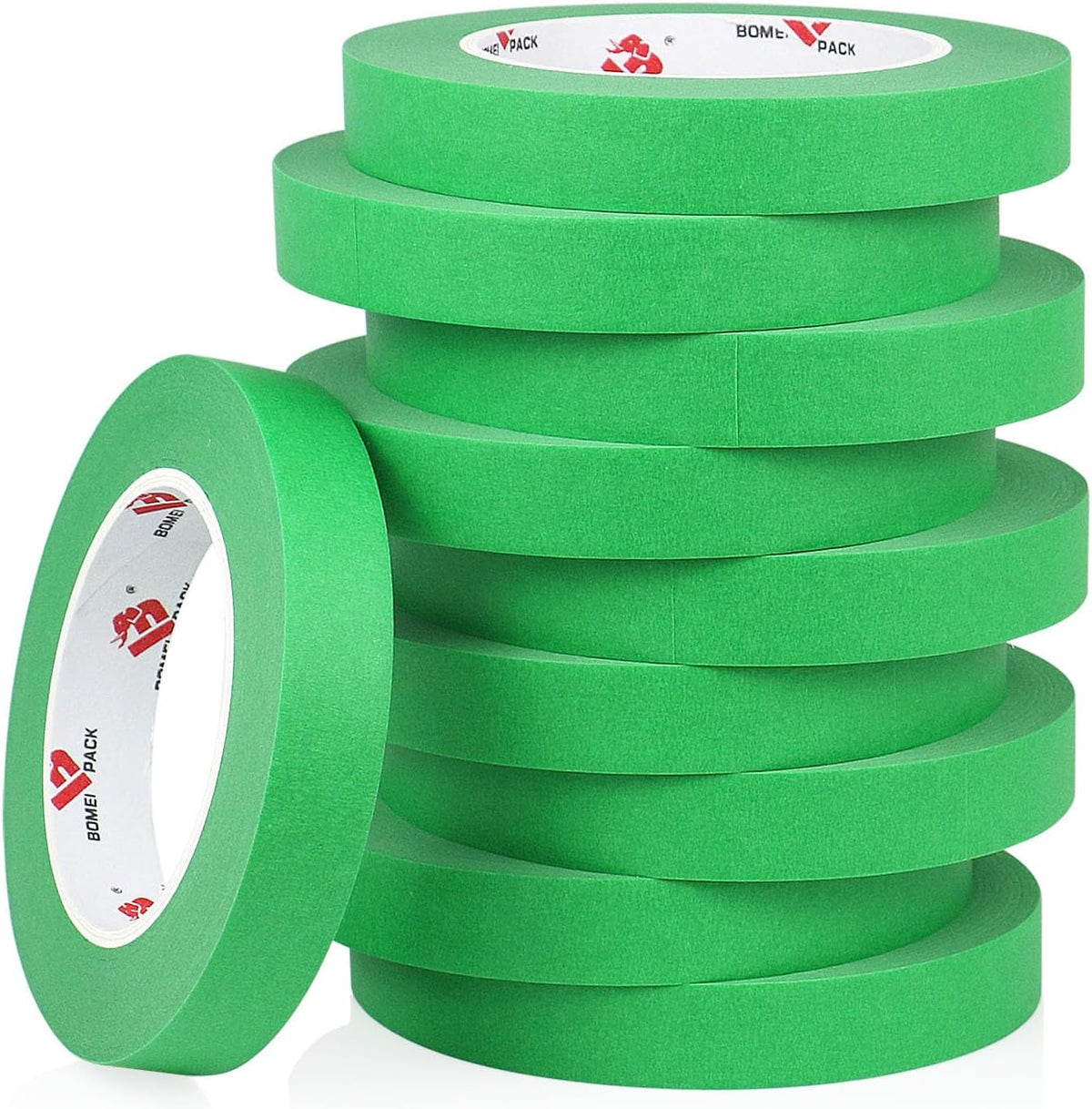 Cinta pintor verde 0.75pulg 10 rollos 55yd