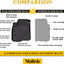 Set tapetes auto impermeables ajuste personalizado negro