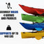 Soporte pared kayak 4 pzas garaje 440lb ahorro espacio
