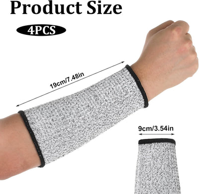 2 Pares Mangas Protectoras Anticorte para Brazo Perro