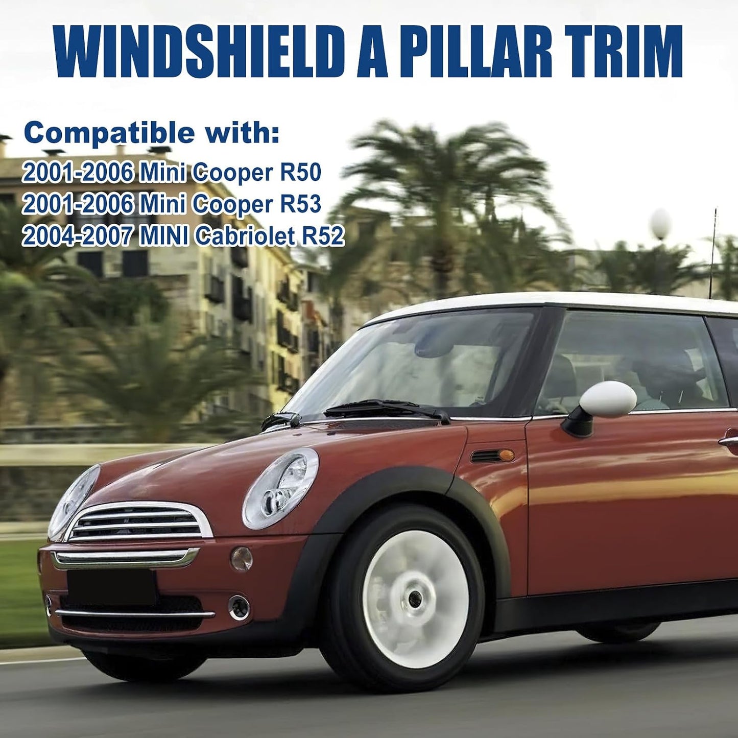 Moldura parabrisas pilar comp Mini Cooper R50 R52 R53