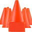 Mini conos naranjas deportivos 7" para fútbol