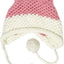 Gorro punto cálido con orejas zorro y pompón