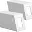 Placa interruptor blanco mate 4.69x2.91" decoradora