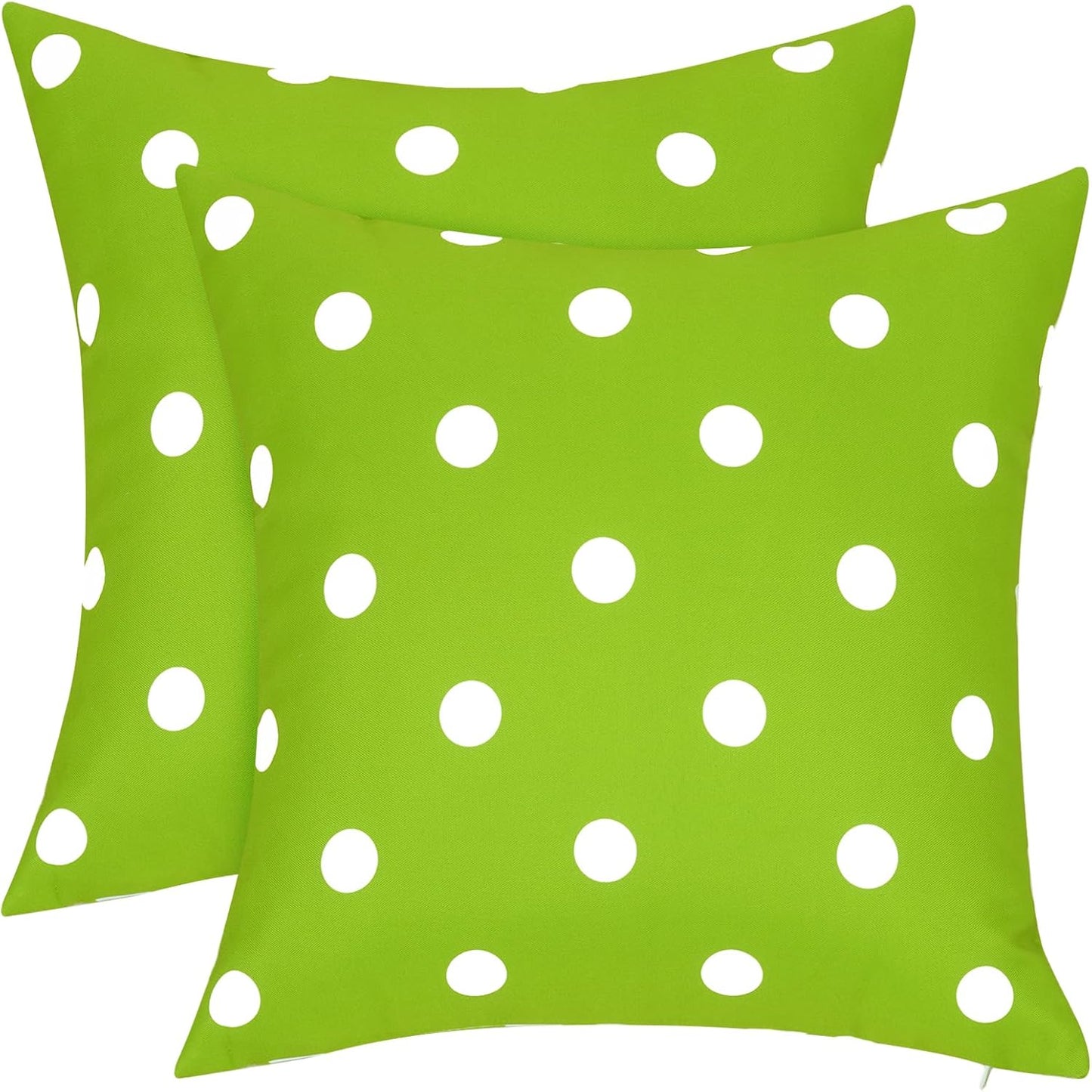 2 Pzas Fundas Almohada Impermeables 18x18pulg Lunares