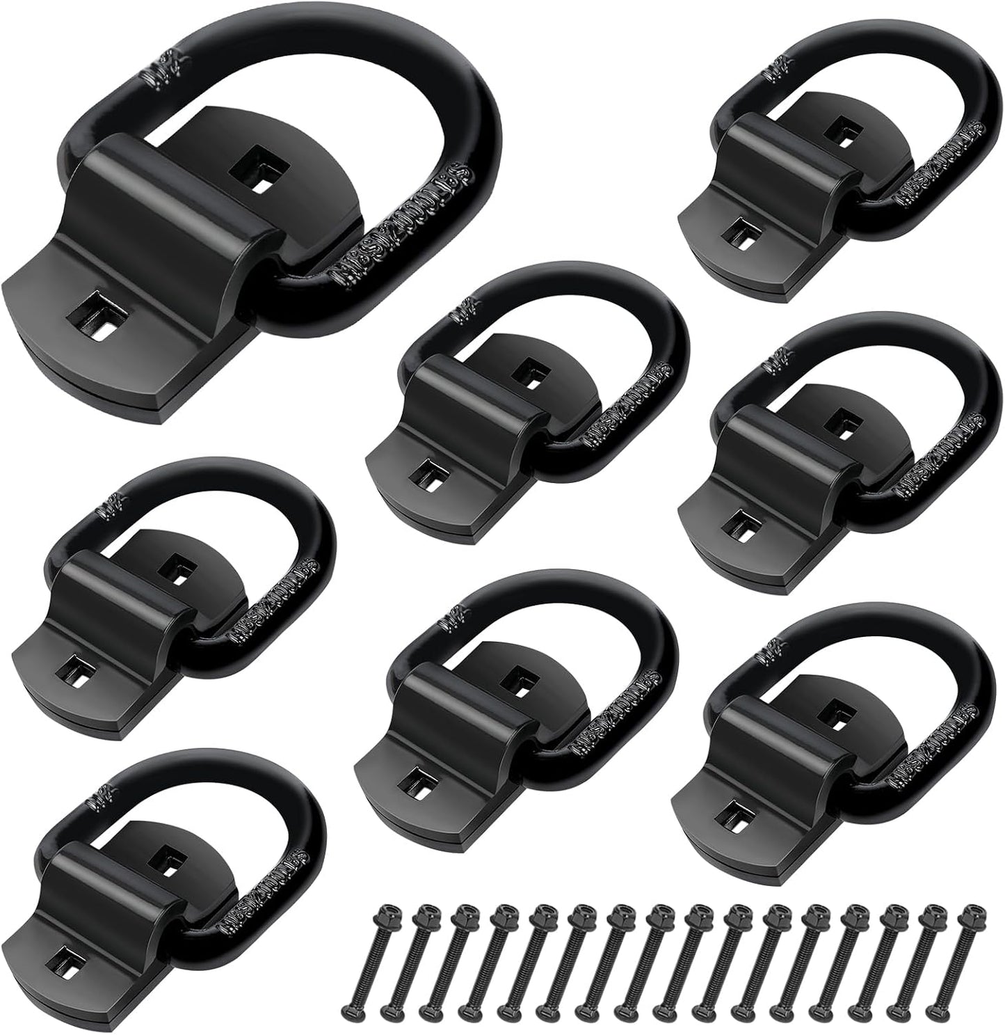 Anclajes D 1/2" acero resistente 12000lb para remolque