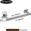 Barra toalla acero inox SUS304 redonda pared baño cocina
