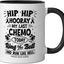Taza Cerámica Ovarian Cancer Warrior Negro/Blanco