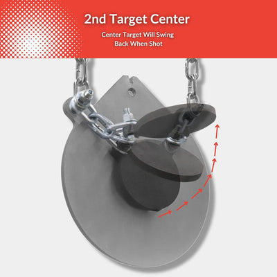 Objetivos tiro gong acero Bullseye