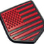 Emblema bandera EE.UU. para puerta Dodge RAM 2018 rojo