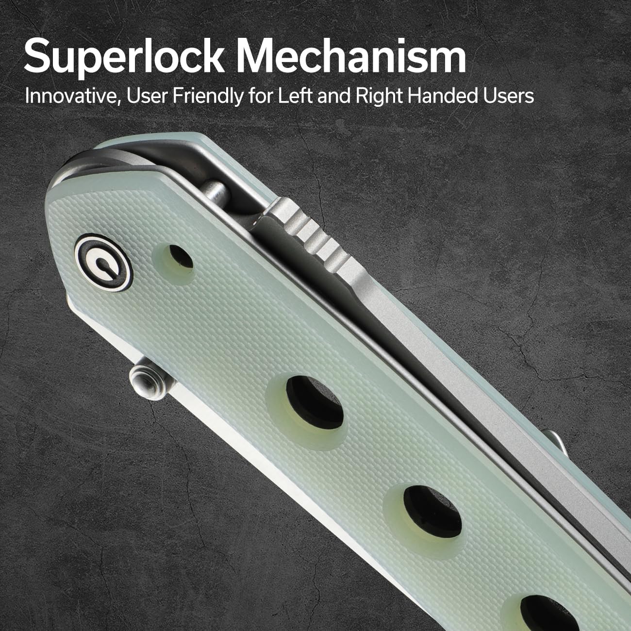 Navaja bolsillo Superlock hoja Nitro-V mango G-10