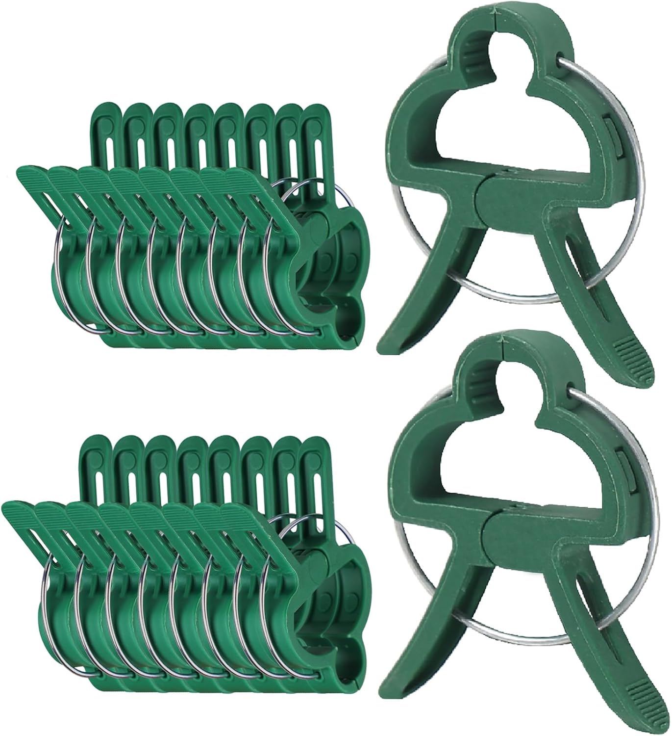Set 48 clips jardín para plantas flores vides duraderos