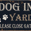Letrero metal vintage texto inglés 8x12pulg exteriores