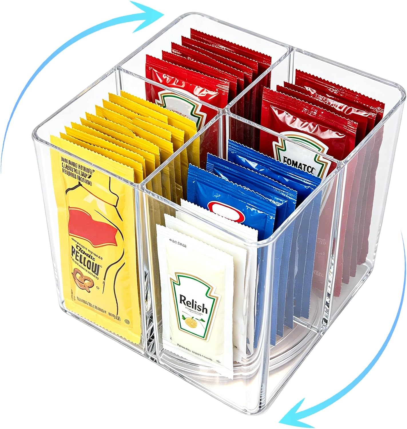 Organizador condimentos plástico giro 360°