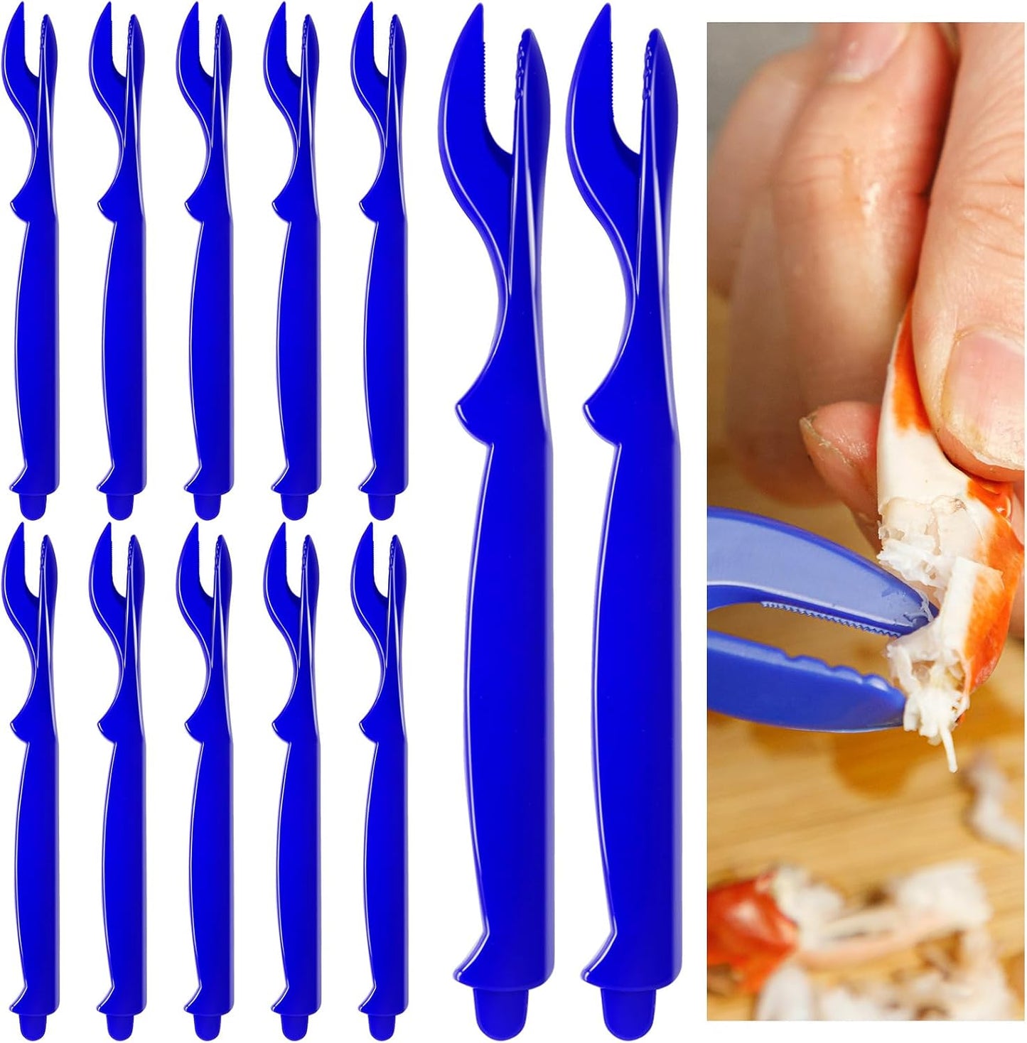 12 Pzas herramientas para abrir mariscos y langosta