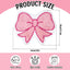Alfombra baño con lazo rosa antiderrap hogar cocina