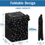 Bote basura auto tapa plegable negro gris reutiliz.