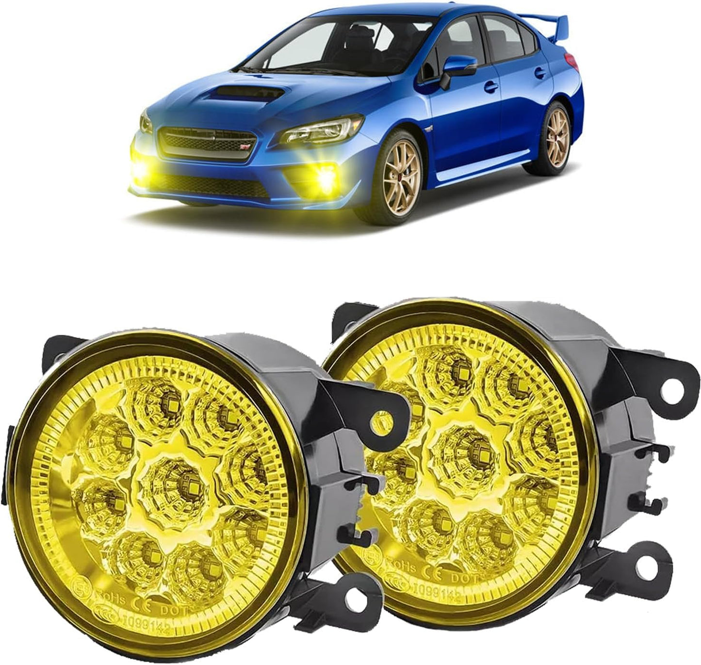 Luces antiniebla SUBARU WRX 2015-21 3.5" izq der