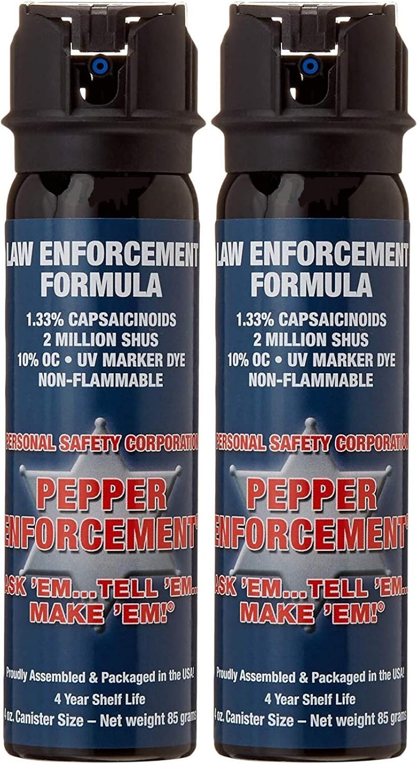 2 Aerosoles Espuma Pimienta 4oz Fórmula OC Policial