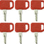 6 Llaves encendido JDS para John Deere 329D CT315 CT322
