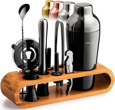 Juego 10 Pzas Coctelera con Soporte Bar Completo