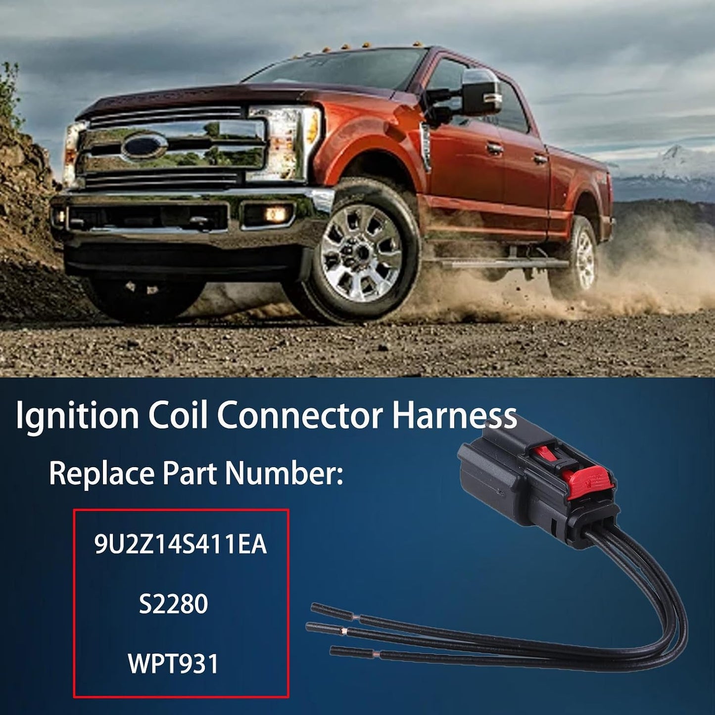 8 Pzas Arnés Conector Bobina Encendido Ford V6 V8 Flex