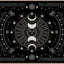 Tapete bohemio sol luna 17x30" estilo celestial