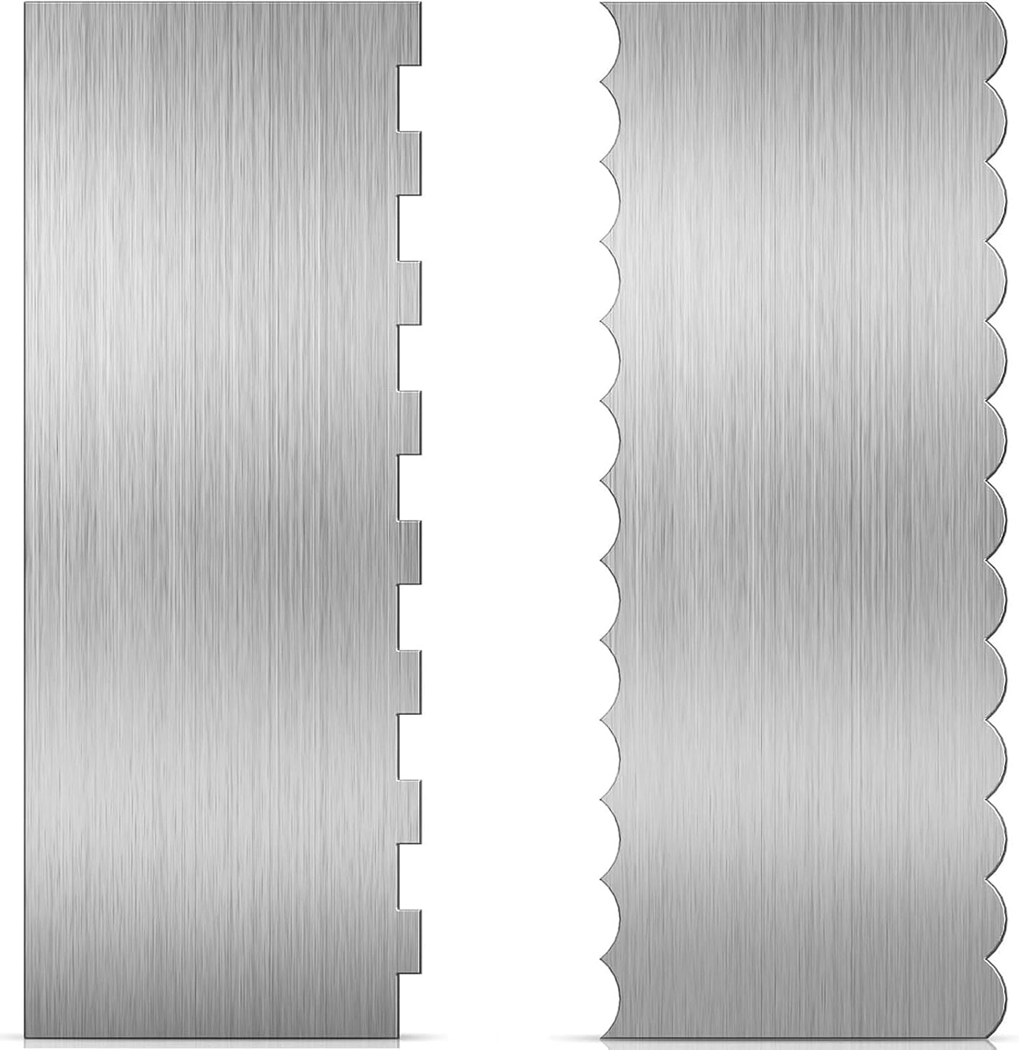 Rascador pasteles acero inox 8.5pulg doble cara